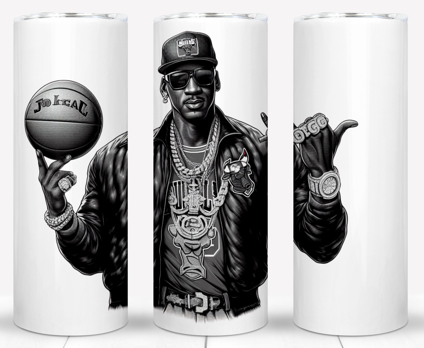 Basketball Sublimation 20oz Tumbler Images Bundle