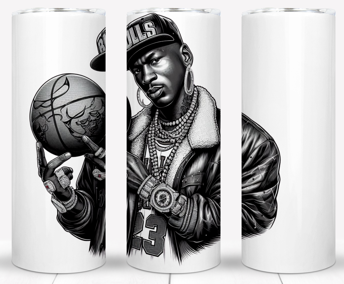Basketball Sublimation 20oz Tumbler Images Bundle