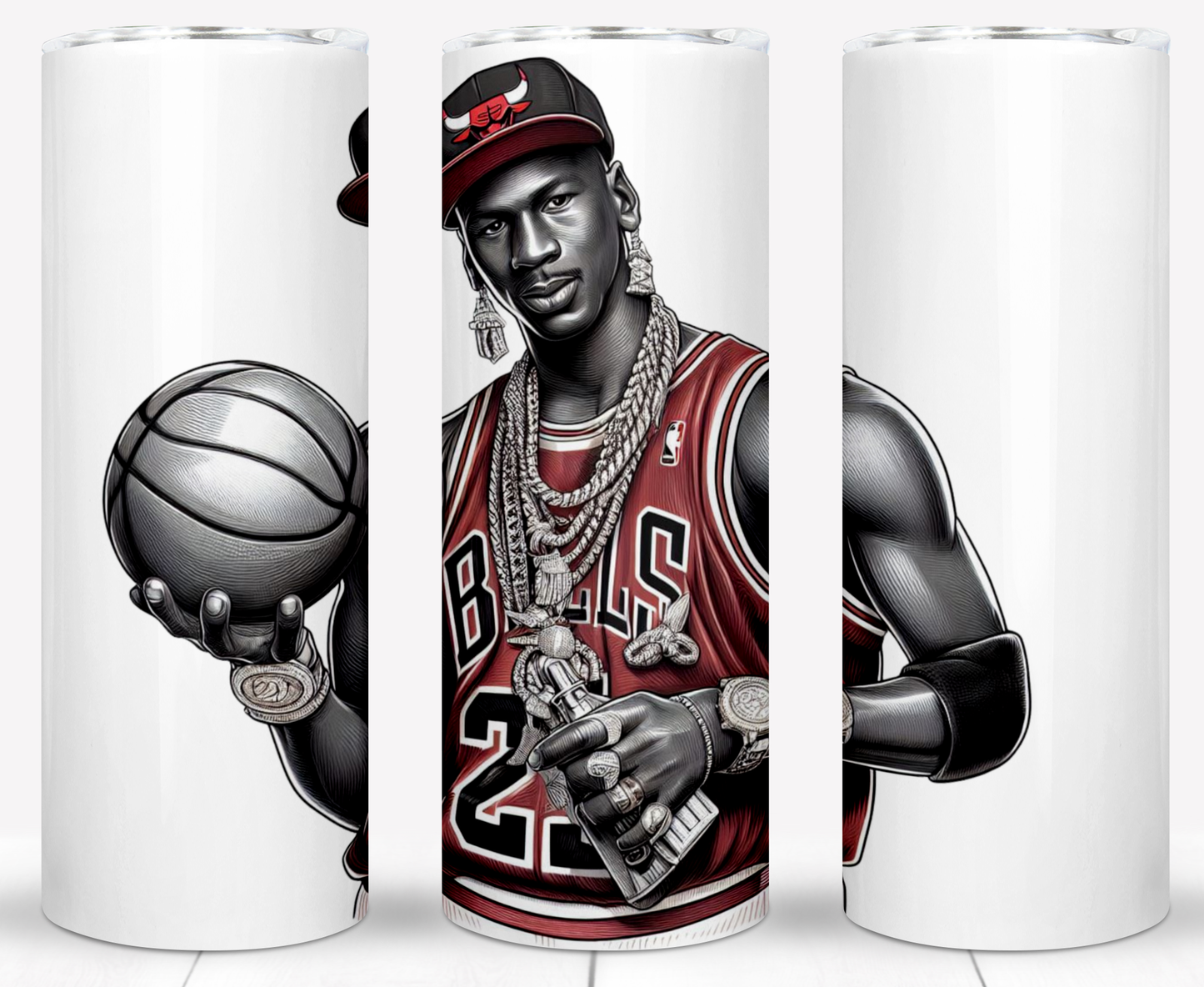 Basketball Sublimation 20oz Tumbler Images Bundle