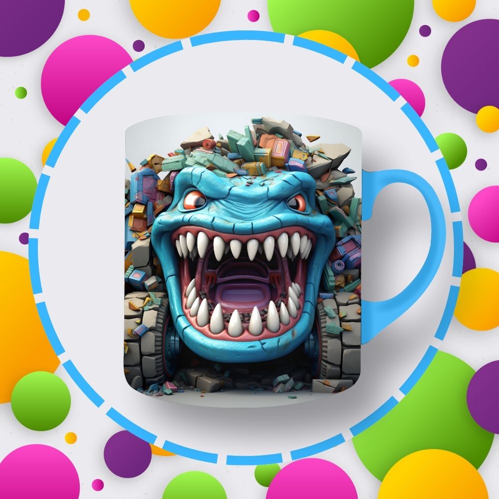 3D Cartoon Sublimation Mug/Kids Tumblers/Pillow Images Bundle