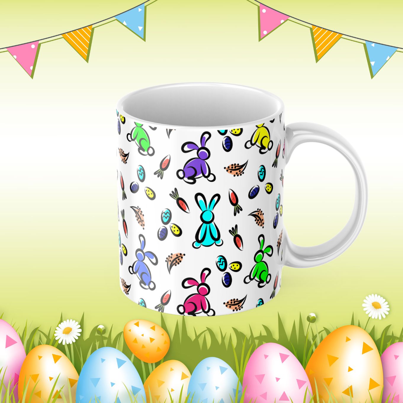 Easter 11/15oz Sublimation Mug Image Bundle