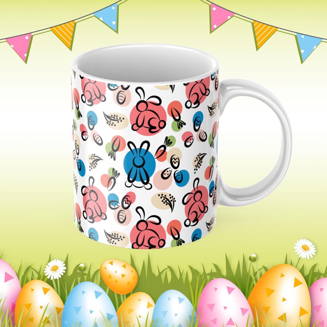 Easter 11/15oz Sublimation Mug Image Bundle