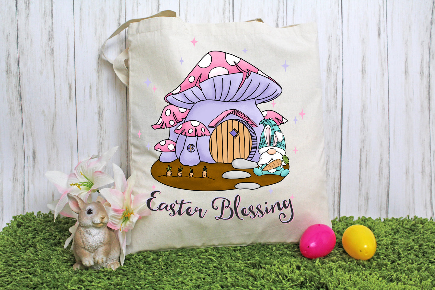 Easter Sublimation/DTF Tote Image Bundle