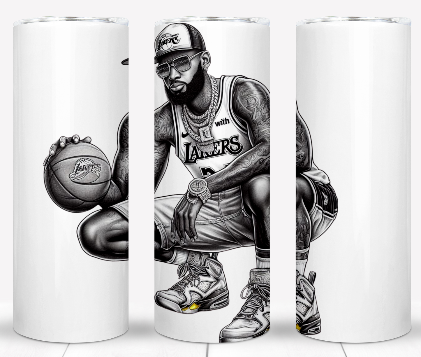 Basketball Sublimation 20oz Tumbler Images Bundle