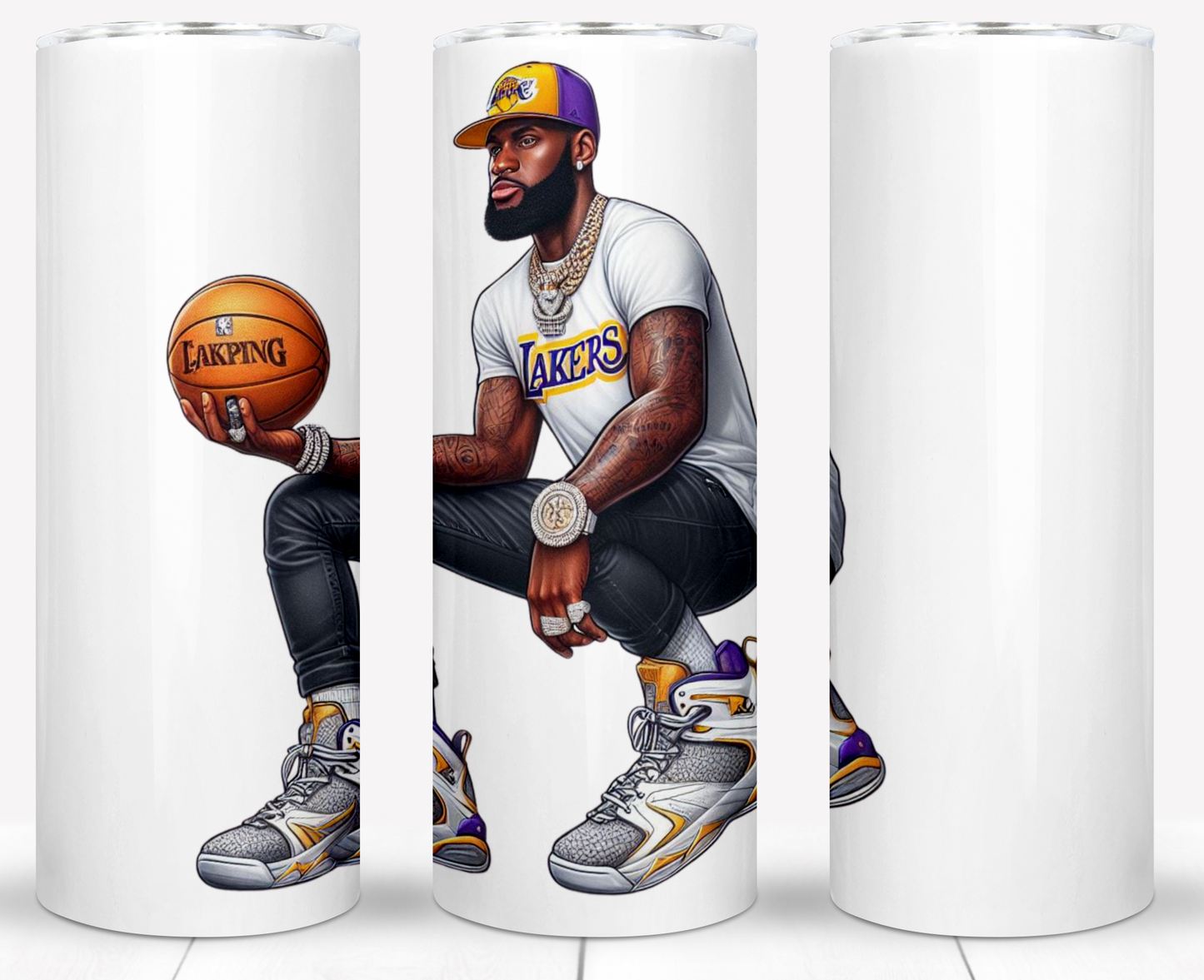 Basketball Sublimation 20oz Tumbler Images Bundle