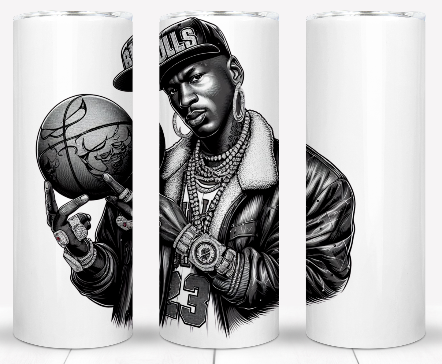 Basketball Sublimation 20oz Tumbler Images Bundle