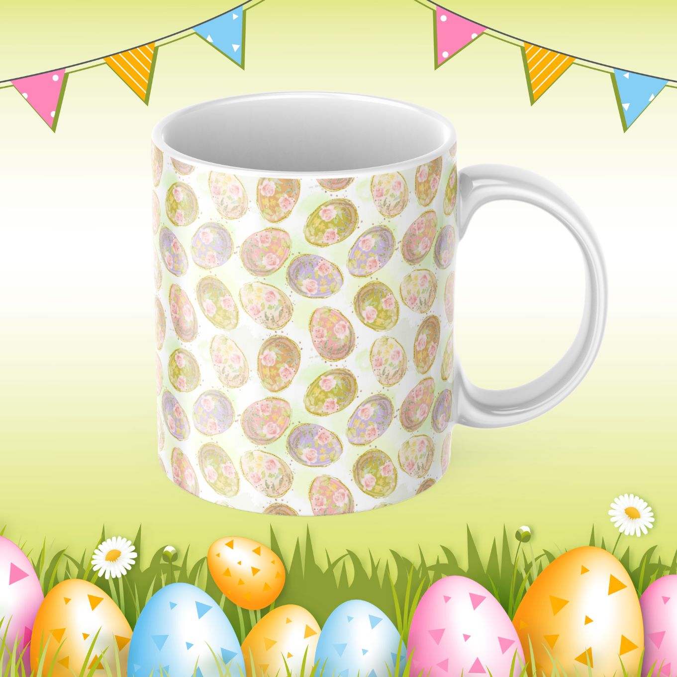 Easter 11/15oz Sublimation Mug Image Bundle