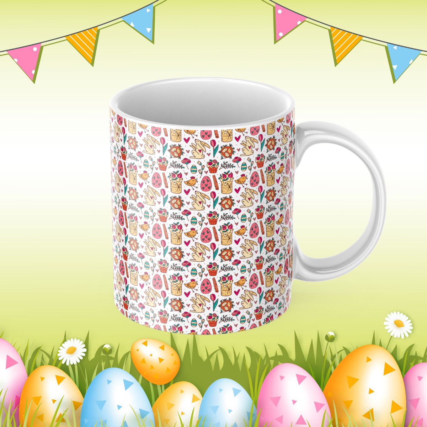 Easter 11/15oz Sublimation Mug Image Bundle