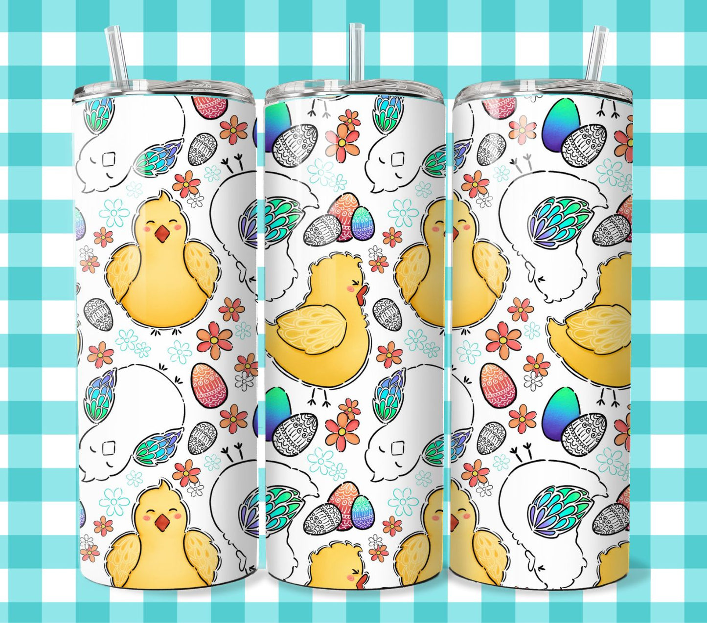 Easter 20oz Sublimation Tumbler Images Bundle