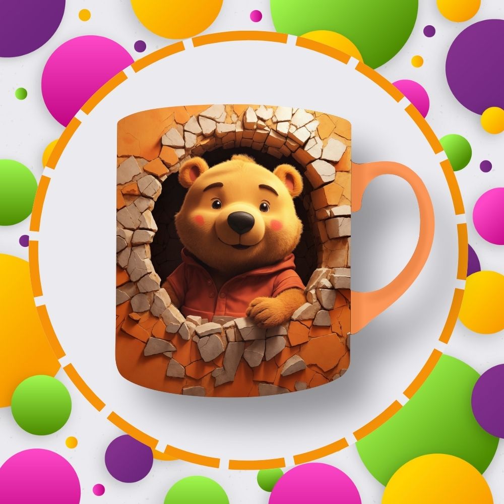 3D Cartoon Sublimation Mug/Kids Tumblers/Pillow Images Bundle