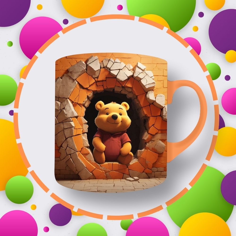 3D Cartoon Sublimation Mug/Kids Tumblers/Pillow Images Bundle