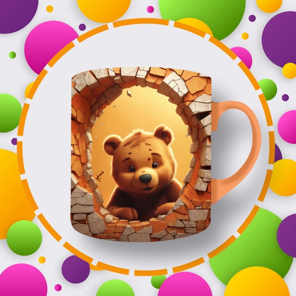 3D Cartoon Sublimation Mug/Kids Tumblers/Pillow Images Bundle