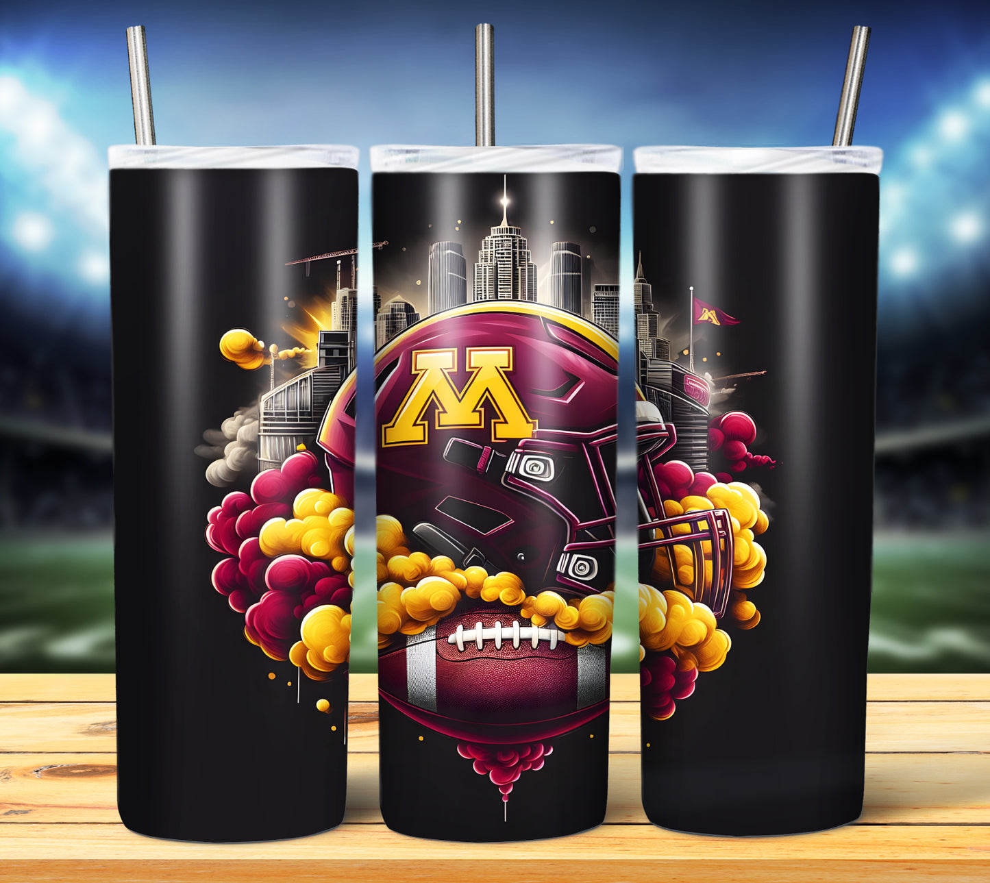 College 20oz Sublimation Tumbler Images Bundle
