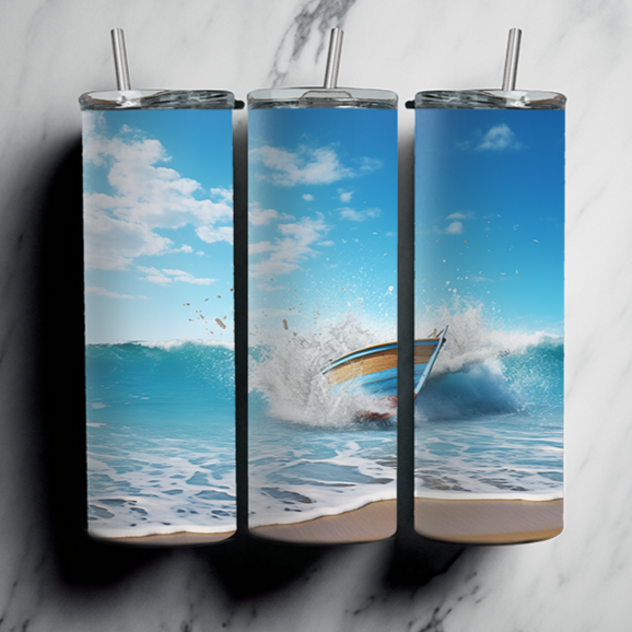 60 Beach Sublimation Tumbler Images Bundle 20 oz