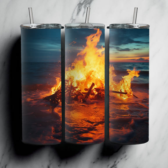 60 Beach Sublimation Tumbler Images Bundle 20 oz