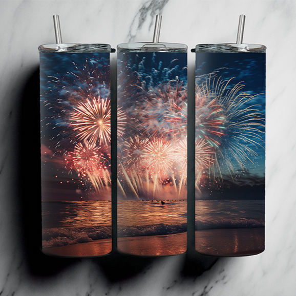 60 Beach Sublimation Tumbler Images Bundle 20 oz