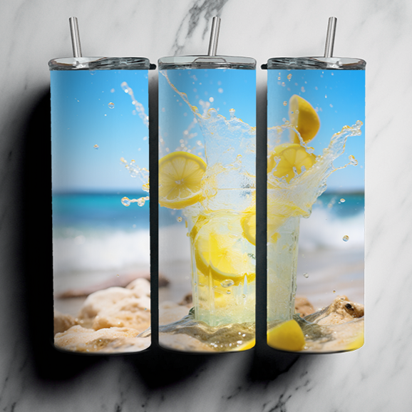 60 Beach Sublimation Tumbler Images Bundle 20 oz