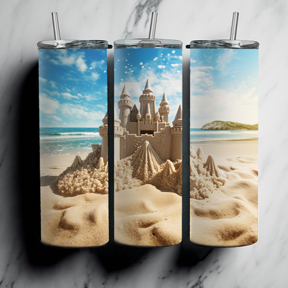 60 Beach Sublimation Tumbler Images Bundle 20 oz