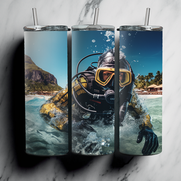 60 Beach Sublimation Tumbler Images Bundle 20 oz
