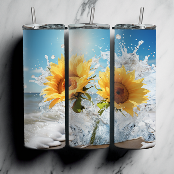 60 Beach Sublimation Tumbler Images Bundle 20 oz