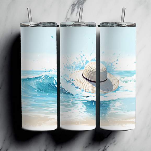 60 Beach Sublimation Tumbler Images Bundle 20 oz