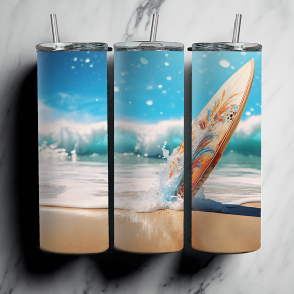 60 Beach Sublimation Tumbler Images Bundle 20 oz