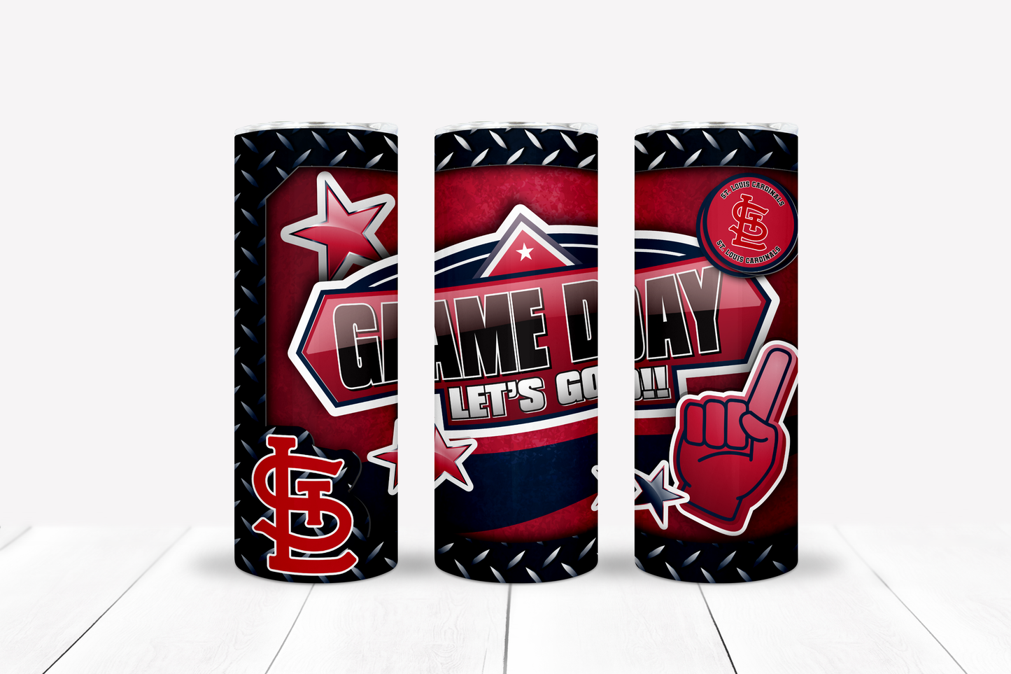 Baseball 20oz Sublimation Tumbler Image