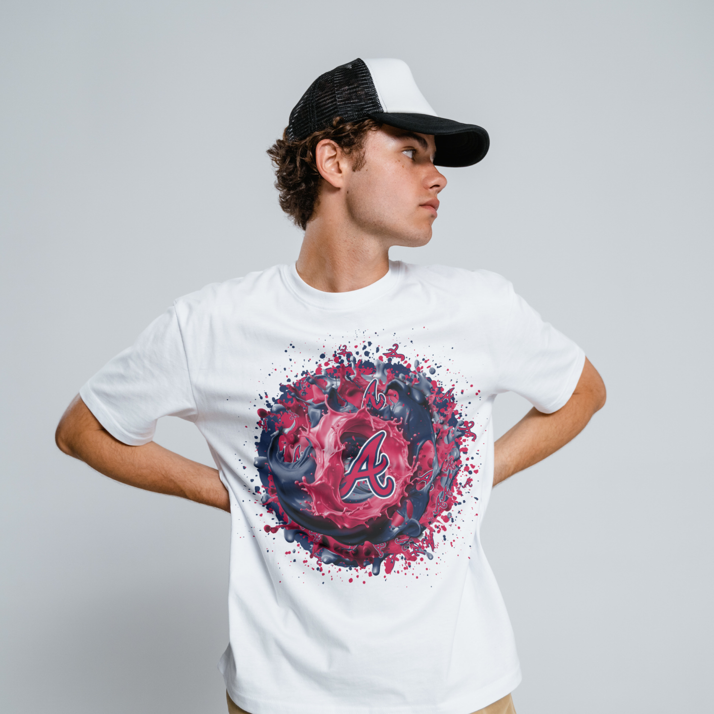 Baseball Splatter Sublimation/DTF T-shirt Images