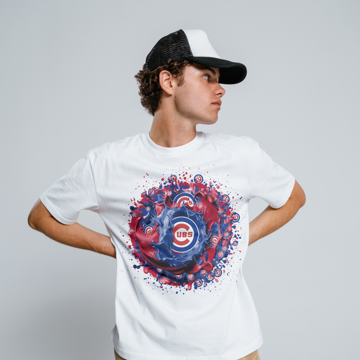 Baseball Splatter Sublimation/DTF T-shirt Images