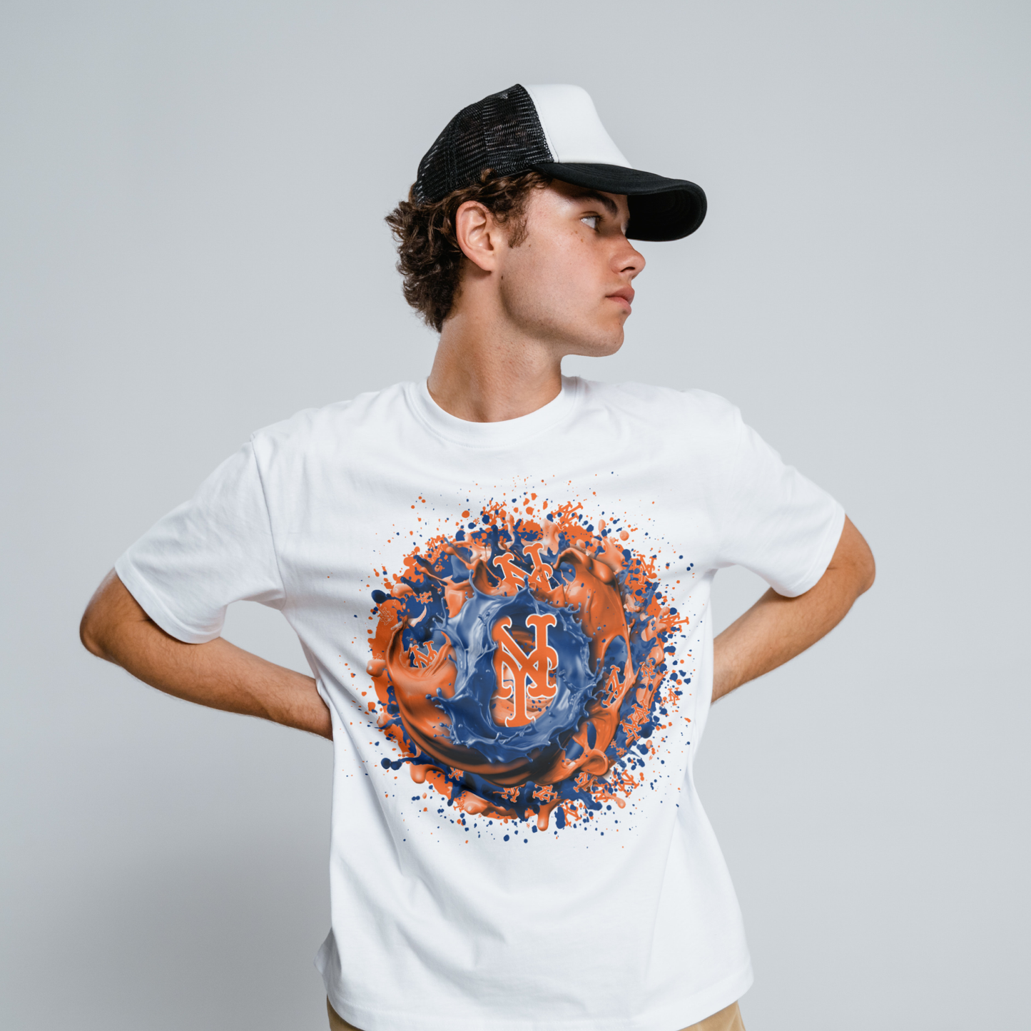Baseball Splatter Sublimation/DTF T-shirt Images