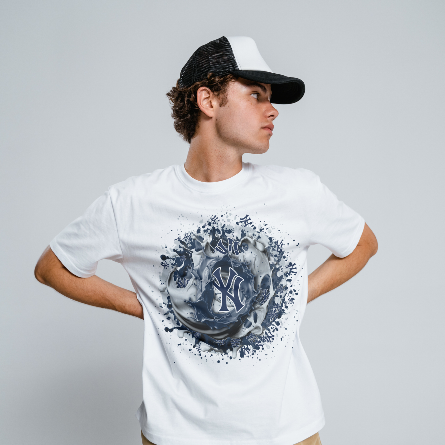 Baseball Splatter Sublimation/DTF T-shirt Images