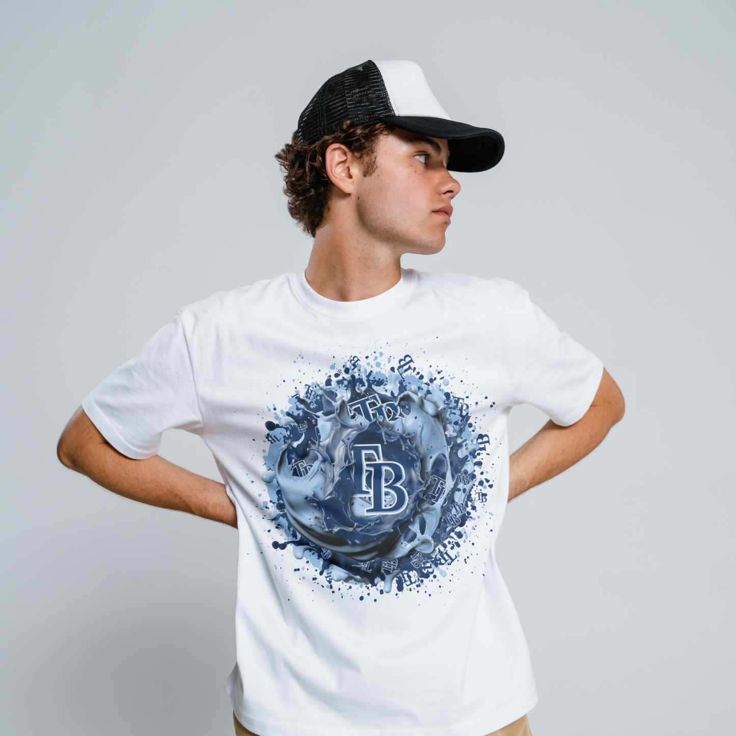 Baseball Splatter Sublimation/DTF T-shirt Images