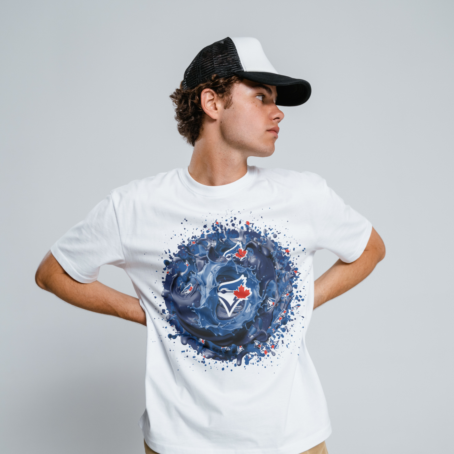 Baseball Splatter Sublimation/DTF T-shirt Images
