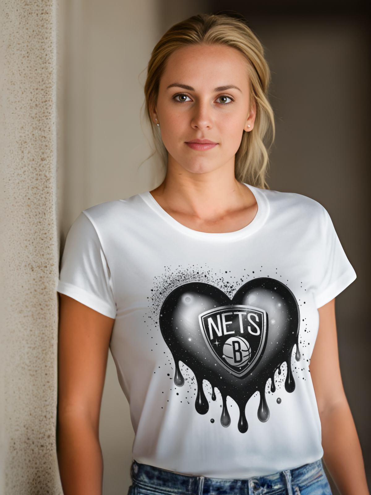 HeartDrip Basketball Sublimation/DTF T-shirt Images