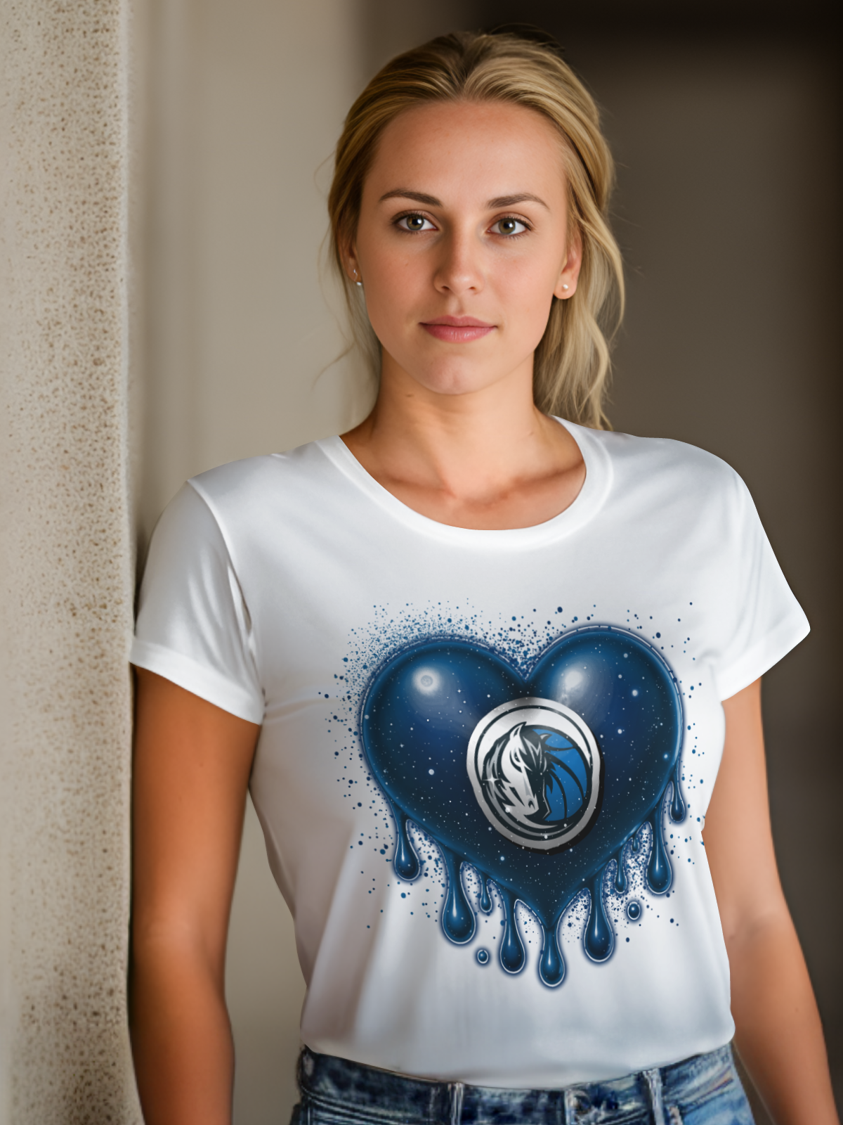 HeartDrip Basketball Sublimation/DTF T-shirt Images
