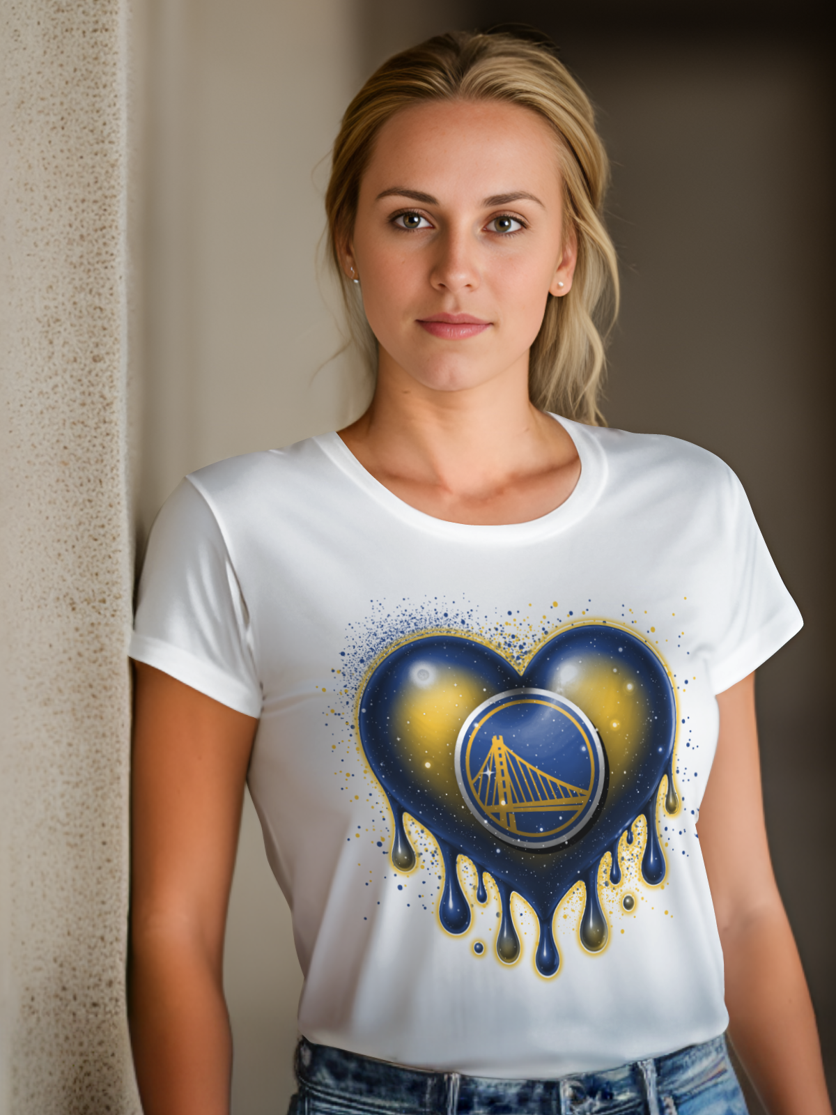 HeartDrip Basketball Sublimation/DTF T-shirt Images