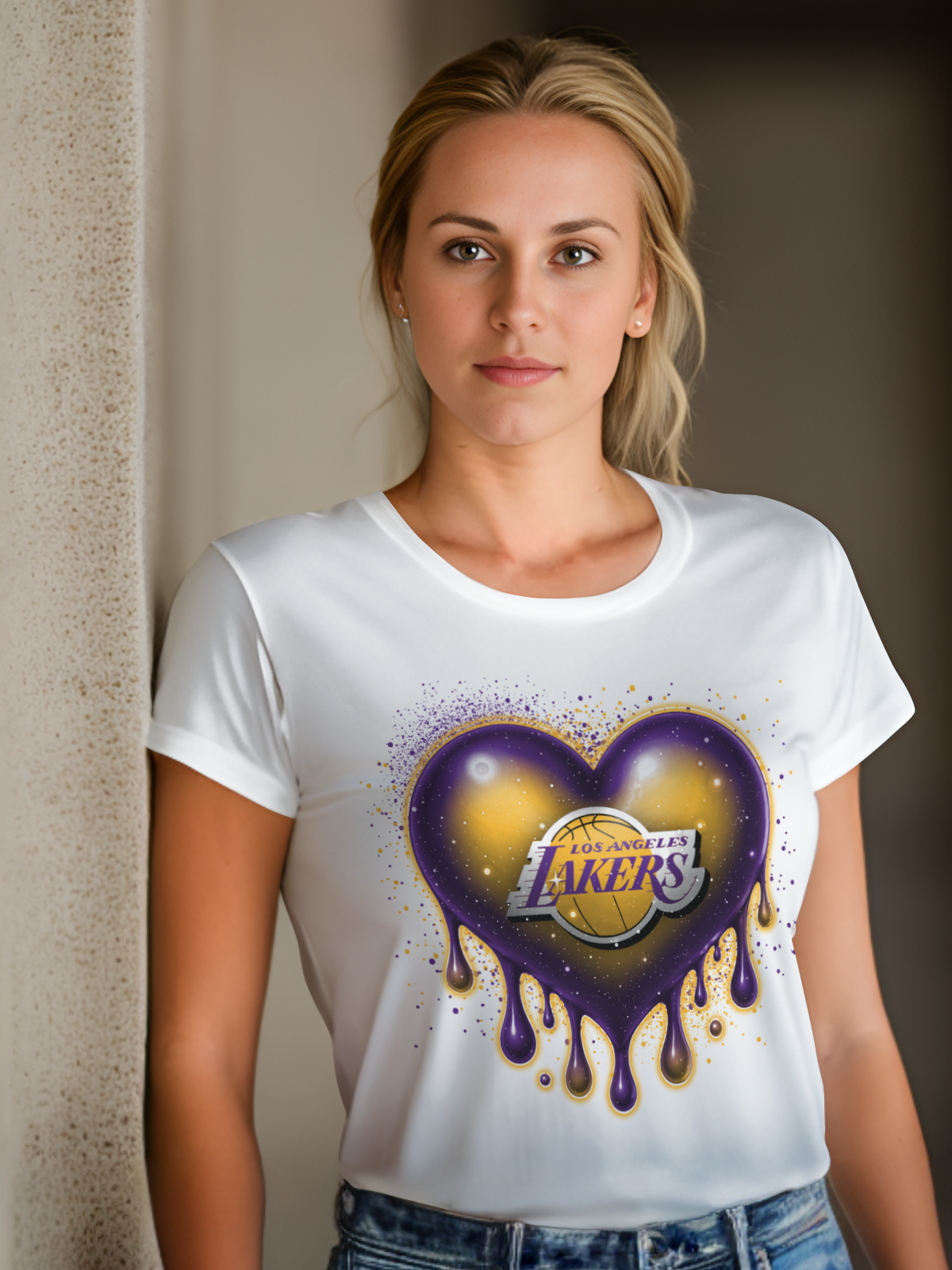 HeartDrip Basketball Sublimation/DTF T-shirt Images
