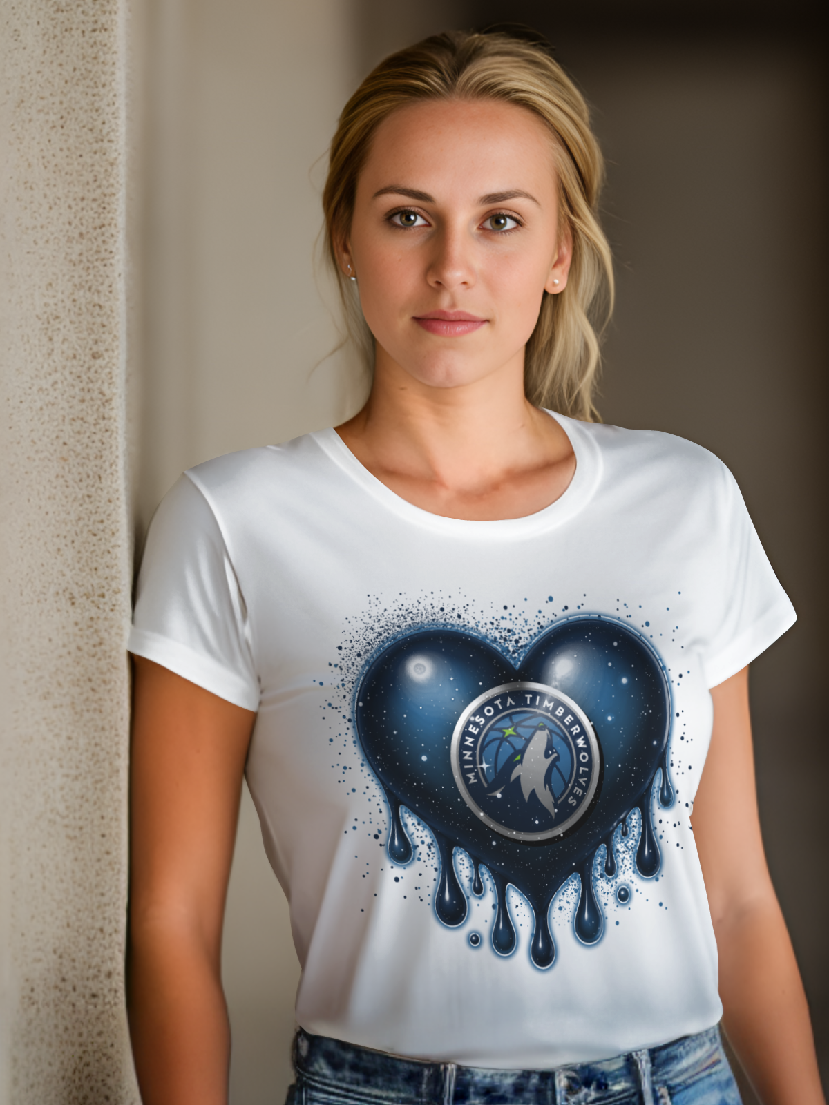 HeartDrip Basketball Sublimation/DTF T-shirt Images