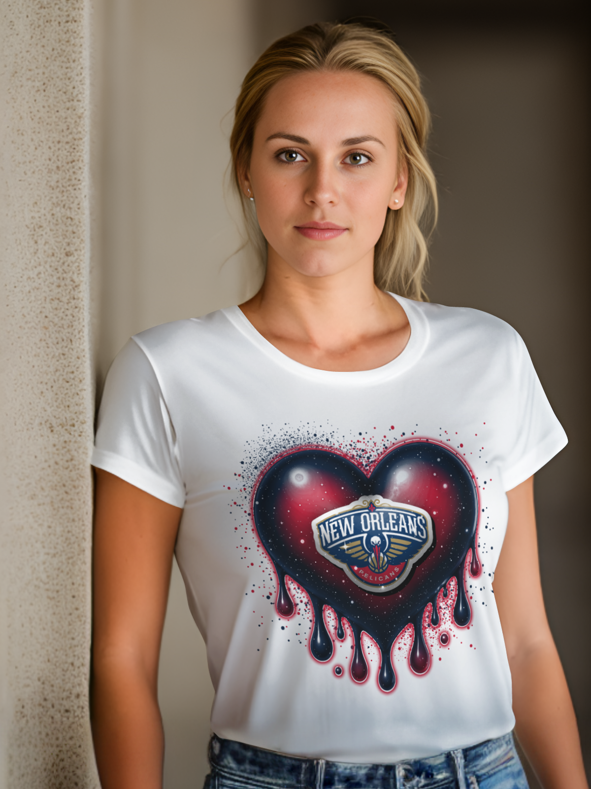HeartDrip Basketball Sublimation/DTF T-shirt Images