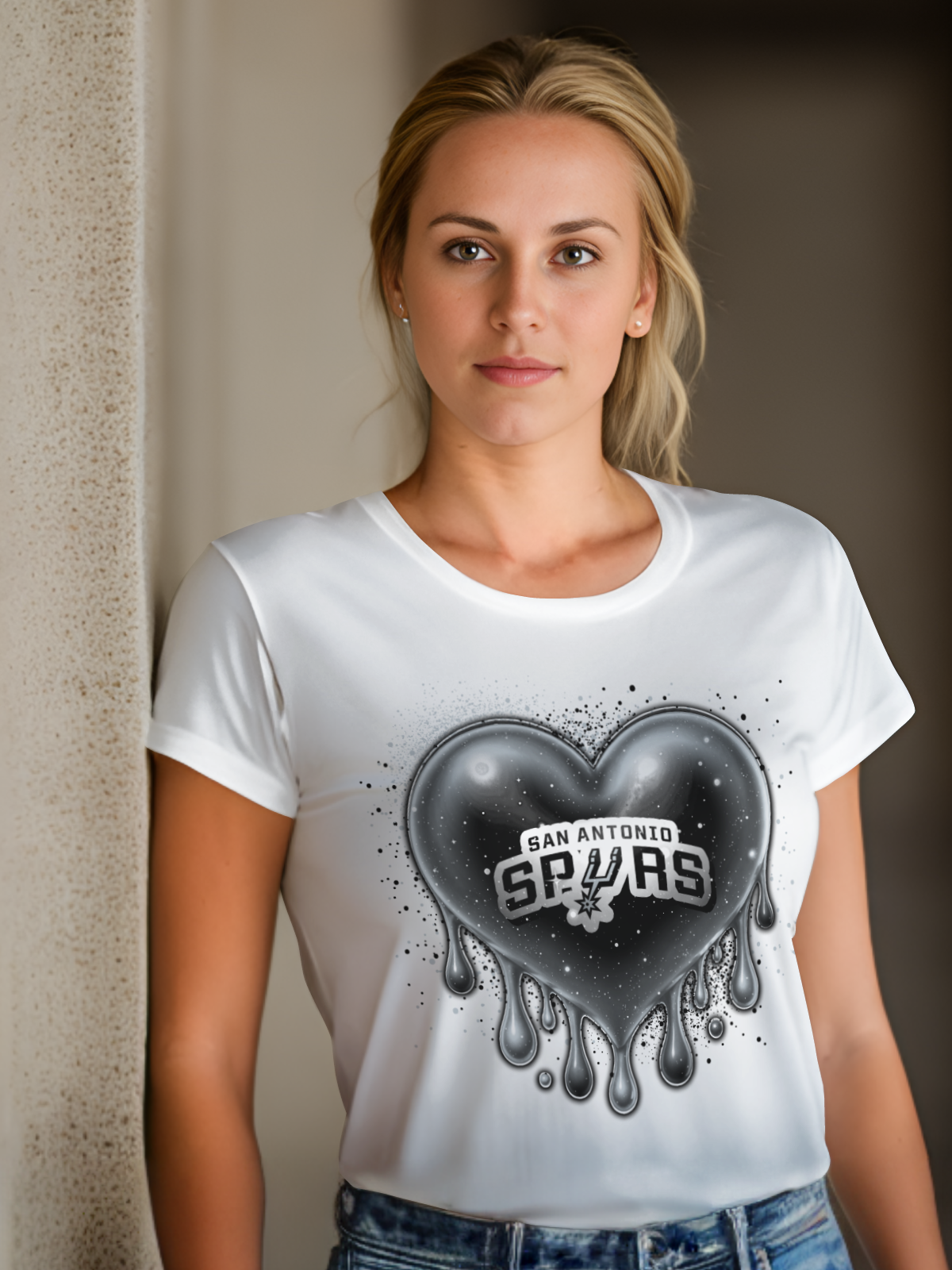 HeartDrip Basketball Sublimation/DTF T-shirt Images
