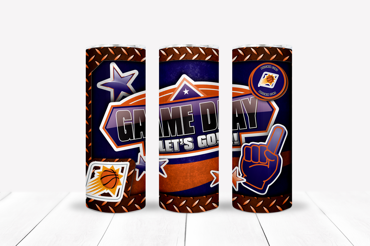 Basketball 20oz Sublimation Tumbler Image