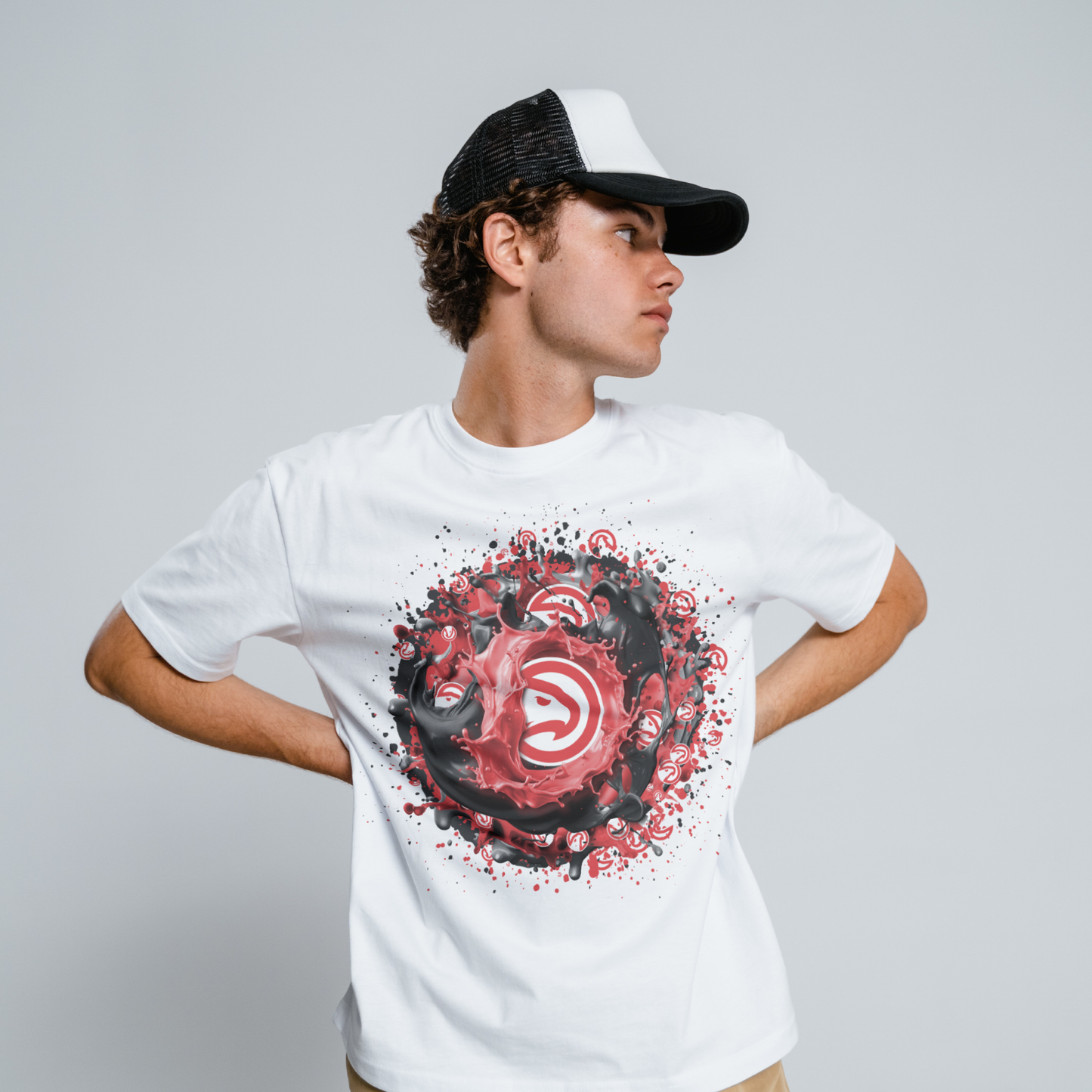 Basketball Splatter Sublimation/DTF T-shirt Images