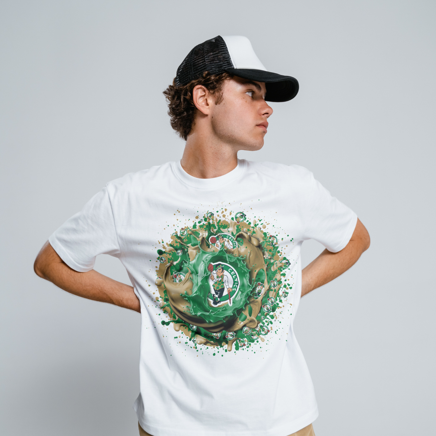 Basketball Splatter Sublimation/DTF T-shirt Images