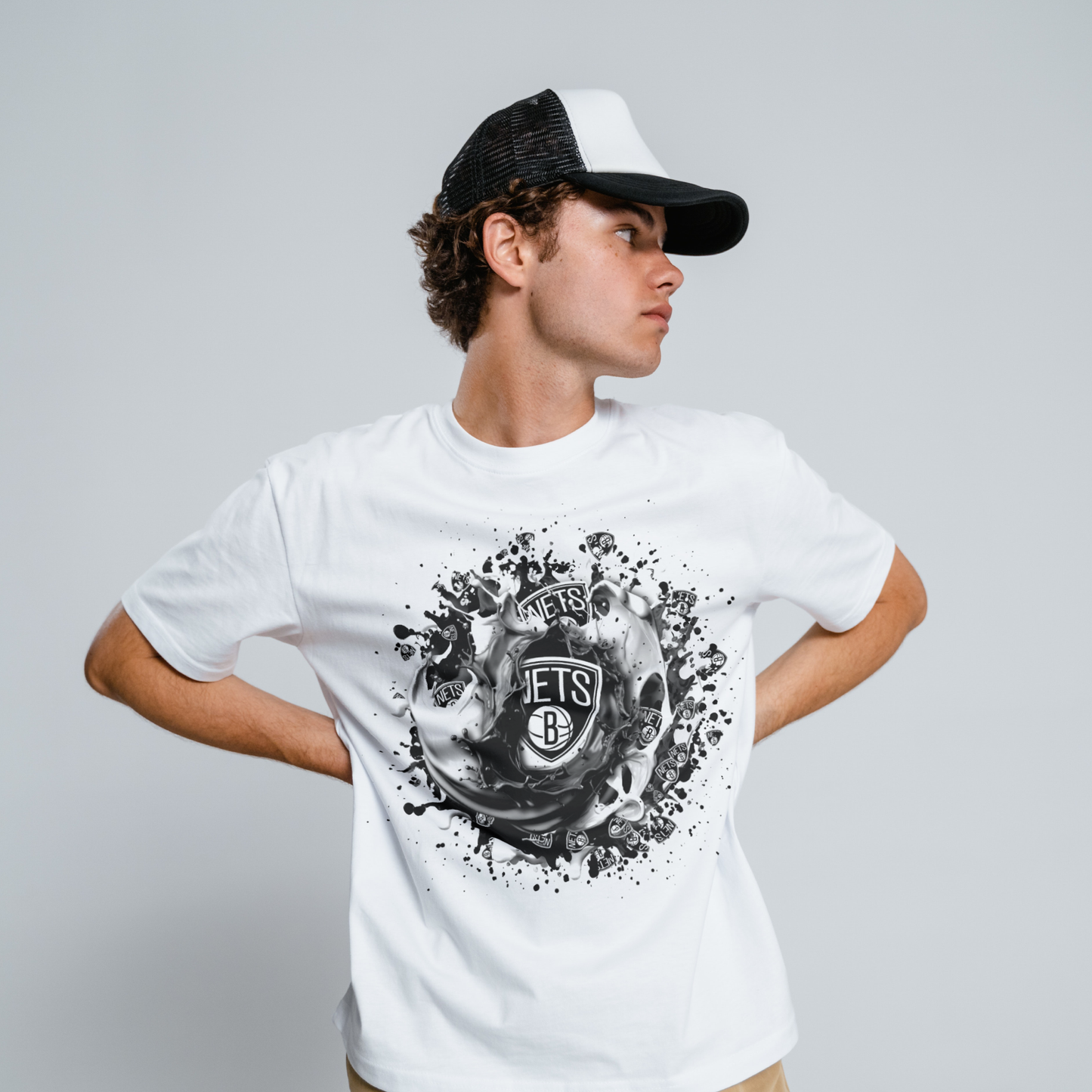 Basketball Splatter Sublimation/DTF T-shirt Images