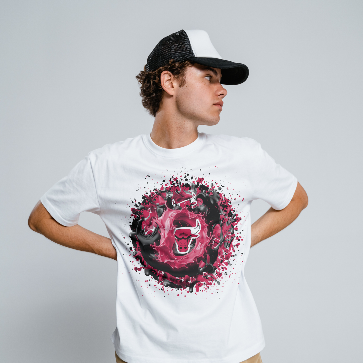 Basketball Splatter Sublimation/DTF T-shirt Images