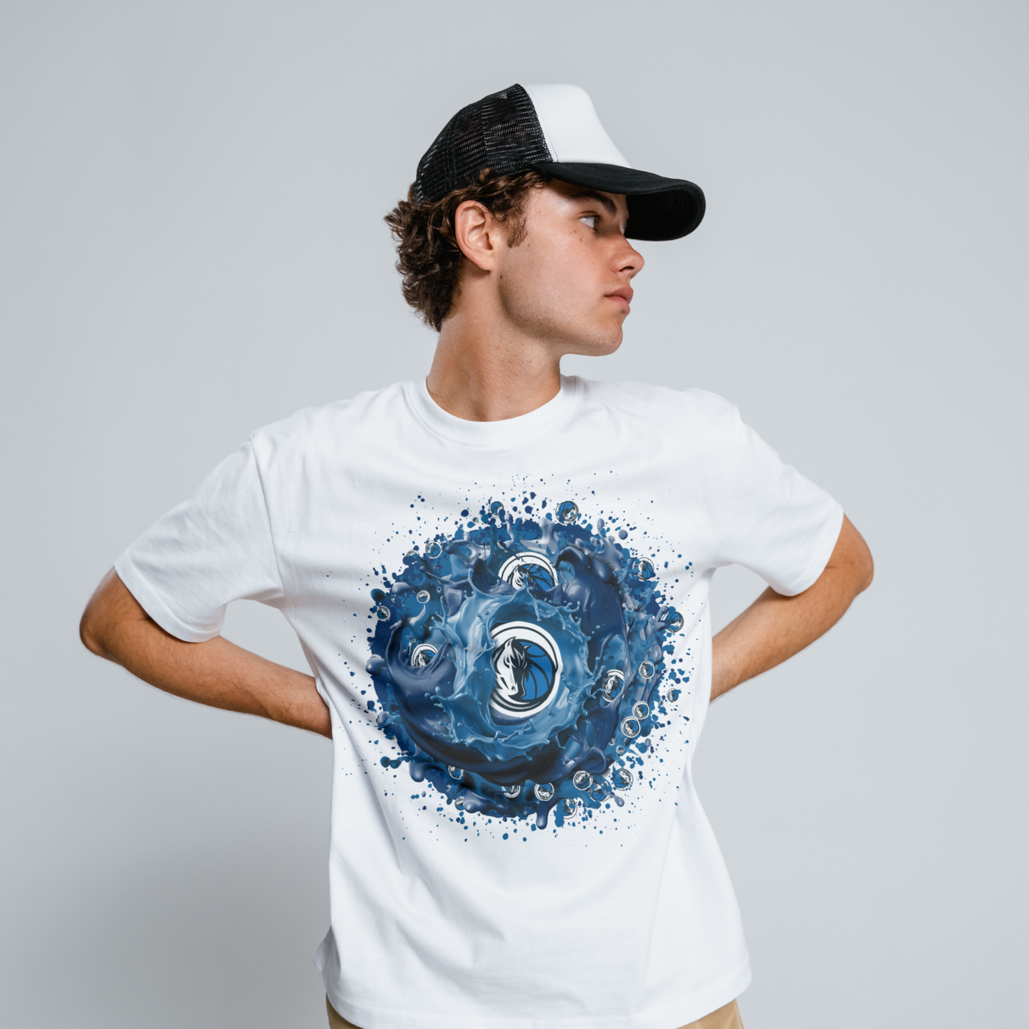 Basketball Splatter Sublimation/DTF T-shirt Images