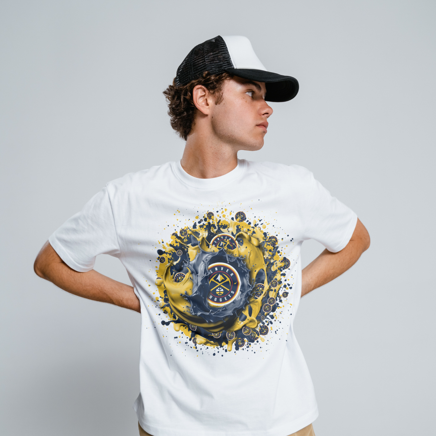 Basketball Splatter Sublimation/DTF T-shirt Images