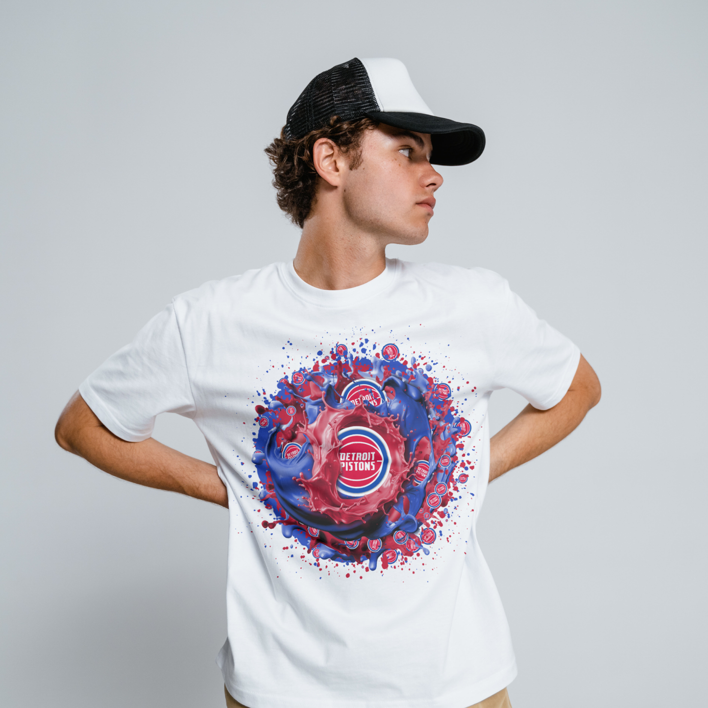 Basketball Splatter Sublimation/DTF T-shirt Images