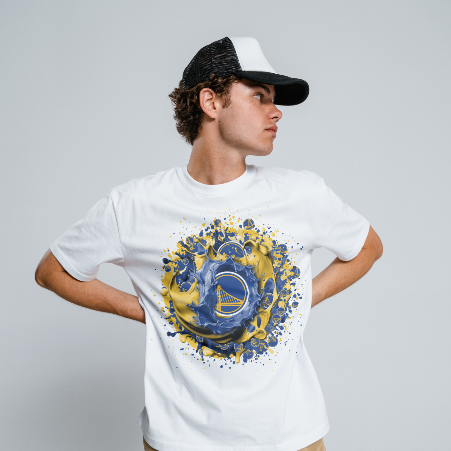 Basketball Splatter Sublimation/DTF T-shirt Images