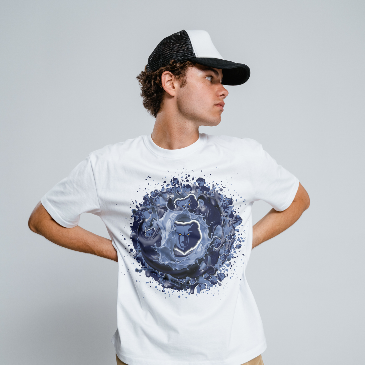 Basketball Splatter Sublimation/DTF T-shirt Images